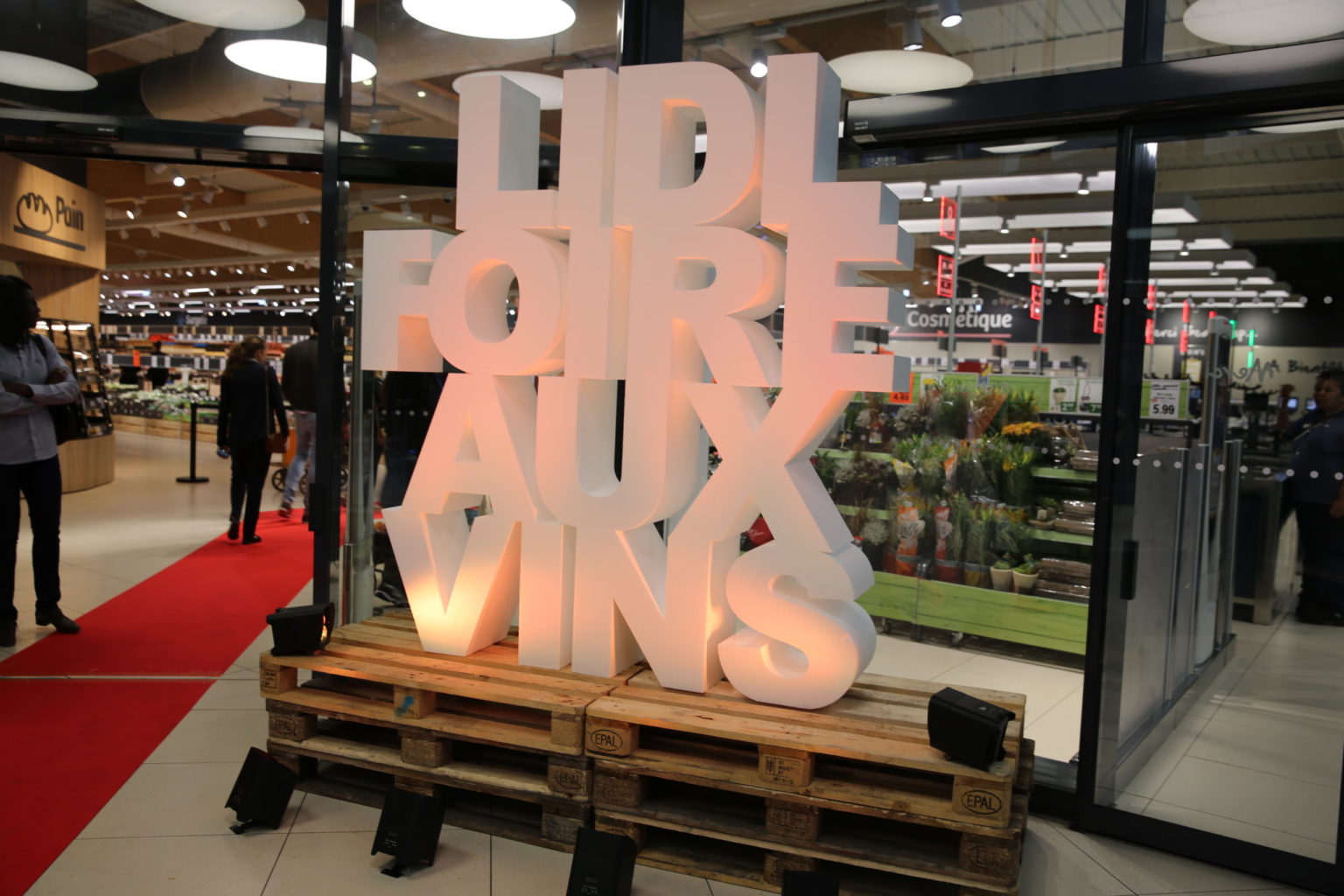 Foire aux vins Lidl - Evénement presse par Solutions Évènements